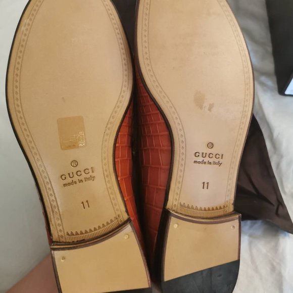 GUCCI leather crocodile loafer brand new - Picture 2 of 5